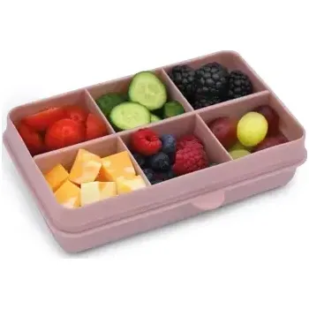 Svačinový box Melii Snackle Box krabička na svačinu mini - Luxe růžová 684 ml