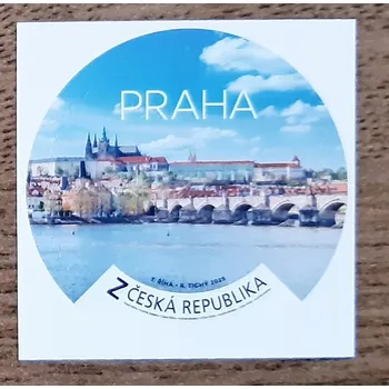 Sběratelství ČR ** VZ ČP 0003, Vlastní známka, Pohled na Pražský hrad, r. 2025