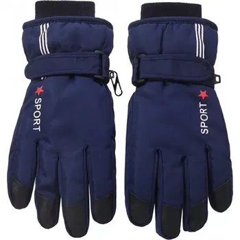 Rukavice Chlapecké lyžařské rukavice RN-011 - 20 / tmavě modrá
