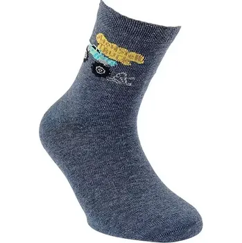 Chlapecké ponožky Monster Truck - 23-26 / tmavě modrá