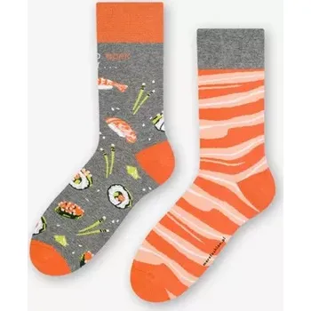 Dámské ponožky Dámské nestejné ponožky Sushi - 35-38 / šedá