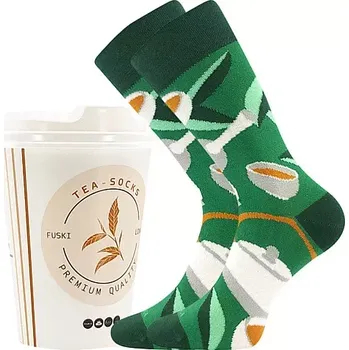 Pánská móda Dospělé ponožky Tea To Go - 38-41 / zelená