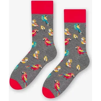 Pánské ponožky Pánské ponožky Parrots P - 43-46 / šedá