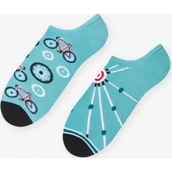 Pánské ponožky Pánské nestejné ťapky Bike - 39-42 / světle modrá