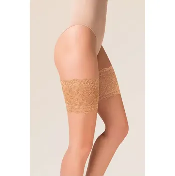 Dámské punčochy Krajkované pásy na stehna Thigh Band - 7-8 / béžová