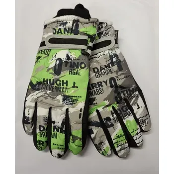 Rukavice Chlapecké lyžařské rukavice RN-012 - 18 / zelená