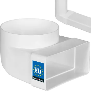 Ventilace Připojovací koleno 110x55 variabilní ventilace 100 - 110x55 mm FI 100 mm