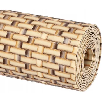 Panelová páska kryt plotu ratan 19x255 cm sláma kotarbau - sláma