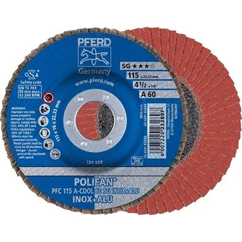 Brusný talíř Lamelový brusný kotouč a-cool sg vypouklý 115mm k40 pferd pfc115 a 40sg -cool