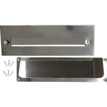 Poštovní schránka Poštovní schránka na dveře stříbrná - 275 mm - stříbro