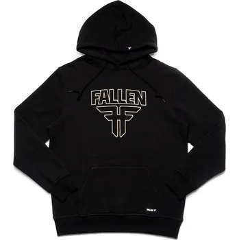 Pánská mikina FALLEN mikina - Insignia Hoodie Black White (BLACK WHITE)