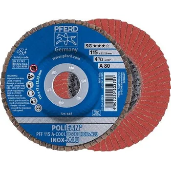 Brusný talíř Lamelový brusný kotouč a-cool sg rovný 115 mm k80 pferd pff115 a 80sg -cool