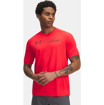 Pánské tričko Pánské tričko Under Armour UA Tech Reflective SS-RED 6005116-713 Červená MD