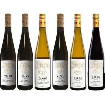 Víno Vican Box Karel Roden s podpisem 6× 0,75 l