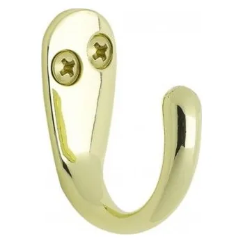 Věšák Jednoduchý věšák Viskan, leštěná mosaz, 590032-21