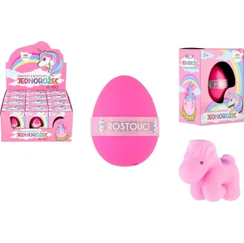 Figurka Teddies Vejce líhnoucí a rostoucí jednorožec 6cm v krabičce 7,5x10,5x5 v 12 ks v boxu