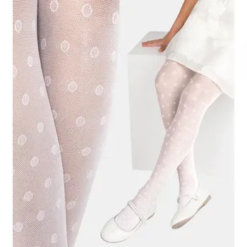 Dámské punčochy Dívčí punčochy Maja 30 DEN - 152-158 / bílá