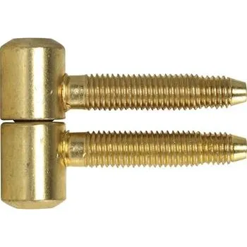 Okenní klika Závrtný okenní závěs, o 14,5 mm, ocel pomosazená