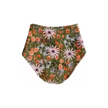 Nákrčník Kojenecký nákrčník s Květy - zelená