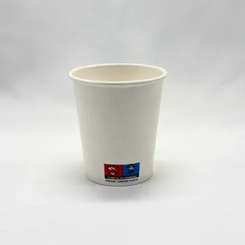 Jednorázové nádobí Wepack Kelímek papírový bílý 250 ml (8 oz) – 20 bal x 50 ks