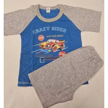 Chlapecké pyžamo Chlapecké pyžamo Speed krátké - 104 / světle šedá / 1