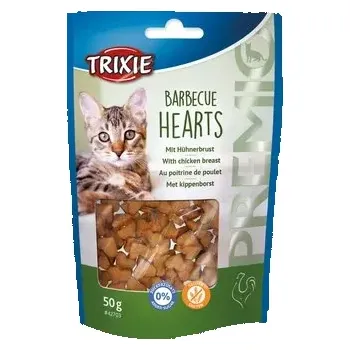 Pamlsek pro kočku Pochoutka Trixie kuře, srdíčka 50g
