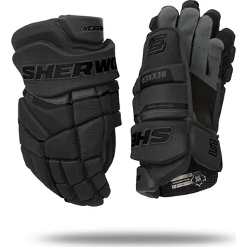 Hokejové rukavice Rukavice Sherwood Rekker Morph Pro JR, Junior, 10", černá Sherwood