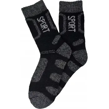 Pánské ponožky Pánské froté ponožky Gabo - 43-46 / černá