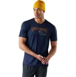 Pánské triko SMARTWOOL MOUNTAIN SUNRISE ACTIVE SS GRAPHIC T velikost XL