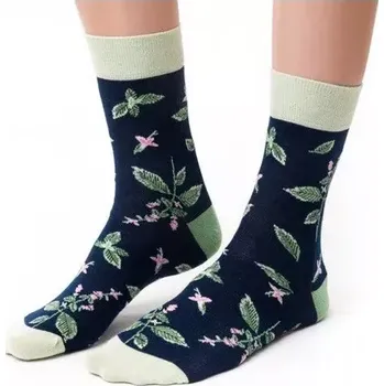 Dámské punčochy Dámske ponožky Mäta - 35-37 / tmavě modrá