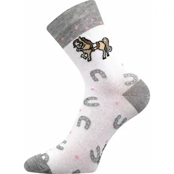 Dámské punčochy Dívčí ponožky Animals - 25-29 / bílá