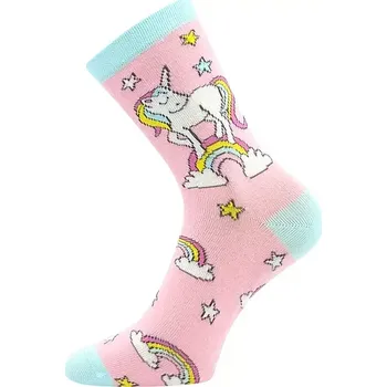 Dámské oblečení Dívčí protiskluzové ponožky Filip D - 30-34 / růžová