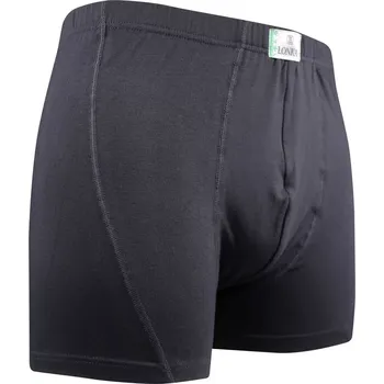 Boxerky Pánské bambusové boxerky Norbert - 3XL / tmavě šedá