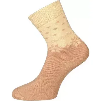 Dámské punčochy Dámské froté ponožky Marlen - 39-42 / béžová