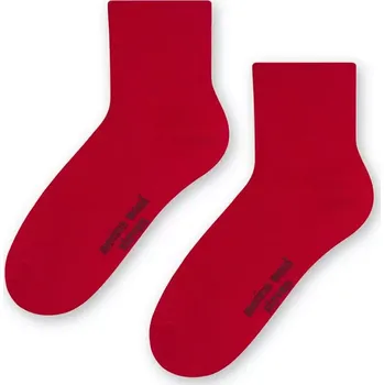 Dámská móda Dámské merino ponožky Bona - 35-37 / červená