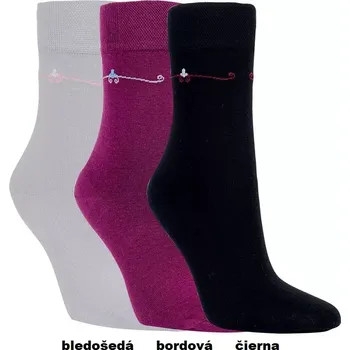 Dámské ponožky Dámské ponožky Clea - 39-42 / světle šedá