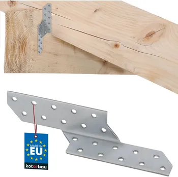 Tesařské kování Tesařský spojovací prvek krokvový spojka vaznice levý 170x35 mm - vlevo \ 170x35 mm