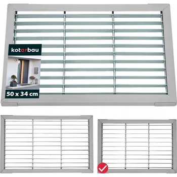 Rohožka Pozinkovaná kovová rohožka na boty 50x34 - 50x34 cm