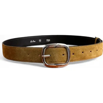 Opasek Olivový dámský pásek z přírodní kůže - Vivien