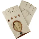 Kreibich Dámské rukavice bezprsté - bříza,sv.koňak Barva: 11 - bříza, Velikost: 6,5