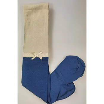 Dámské punčochy Dívčí punčochy s mašličkou - 128-134 / béžová