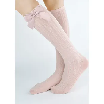 Dámské punčochy Dívčí podkolenky SB109 - 0-6 měsíců / pudrově růžová