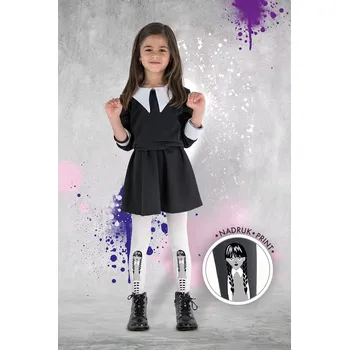 Dámské punčochy Dívčí punčochy Black 60 DEN - 104-110 / grafitová