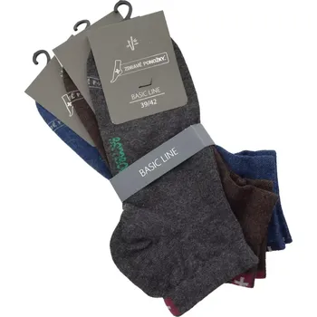 Pánské ponožky Pánské bambusové ponožky Leon - 43-46 / jeansová