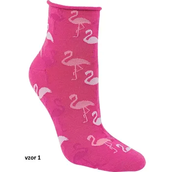 Dámské ponožky Dámské ponožky Ariela - 35-38 / fuchsiová / 1