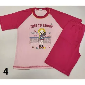 Dívčí pyžamo Blondýnka krátké - 98 / malinová / 4