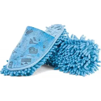 Dívčí bačkory Úklidové papuče Abeceda - 33-34 / modrá