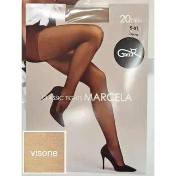 Dámské punčochy Dámské punčochy Marcela 20 DEN - 5 (XL) / visone