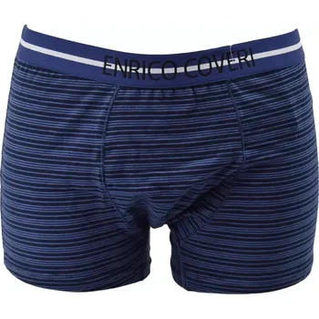 Boxerky Pánské bavlněné boxerky EB 1217 - 2XL / jeansová