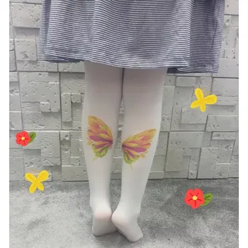 Dámské punčochy Dívčí punčochy Motýl M 40 DEN - 140-146 / smetanová